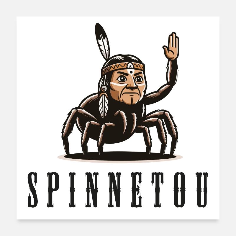 spinnetou indianer winnetou klana indiana Poster 60x60 cm