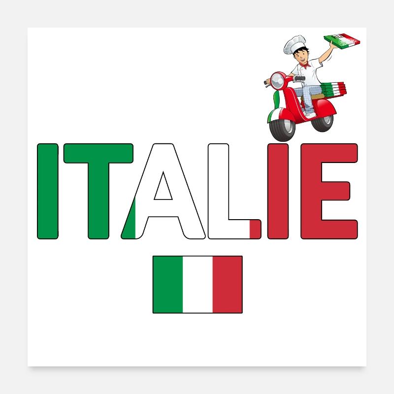 Italie Poster 60 x 60 cm