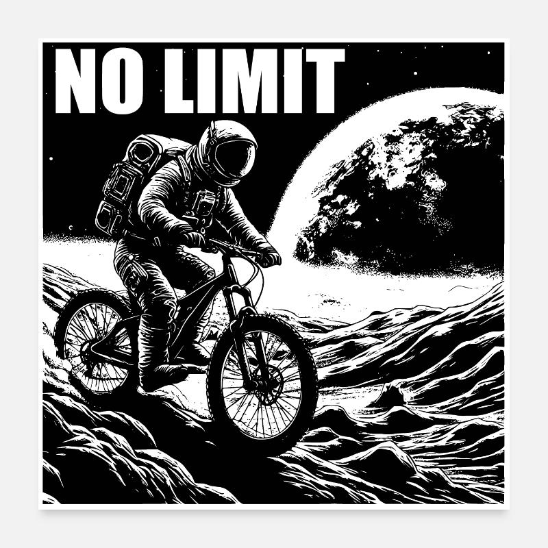 NO LIMIT Poster 60 x 60 cm