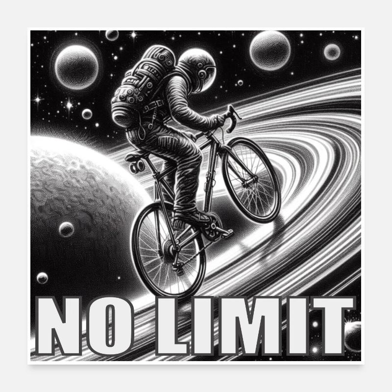 NO LIMIT Poster 60 x 60 cm