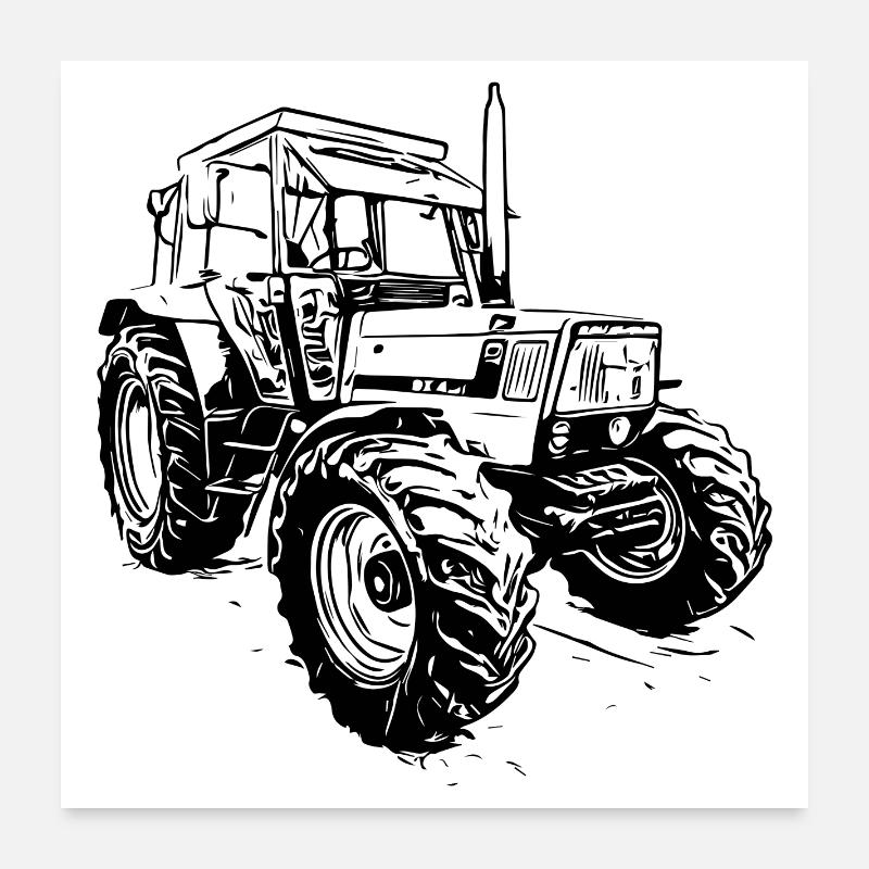 Front loader Poster 24" x 24" (60x60 cm)