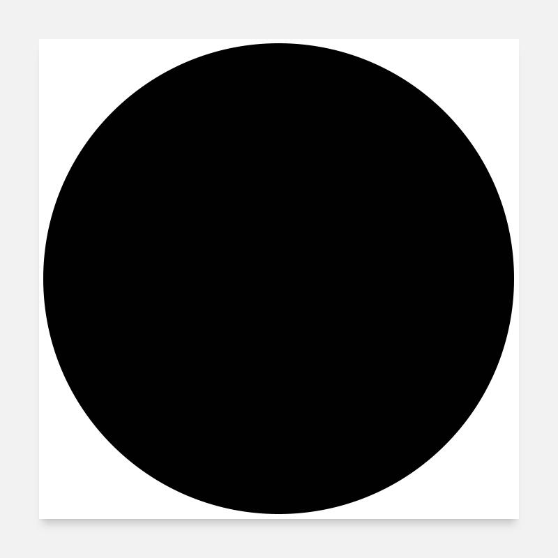 Pointe du Cercle Poster 60 x 60 cm