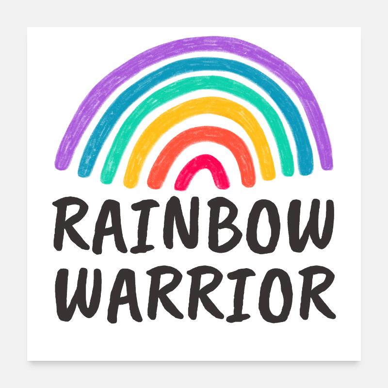 Rainbow Warrior Poster 60x60 cm