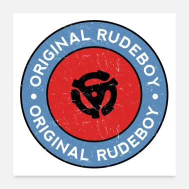 Vinile originale Rudeboy Poster 60x60 cm