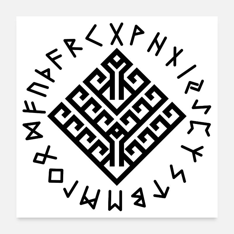 Yggdrasil (BR) - Poster 24" x 24" (60x60 cm) - white