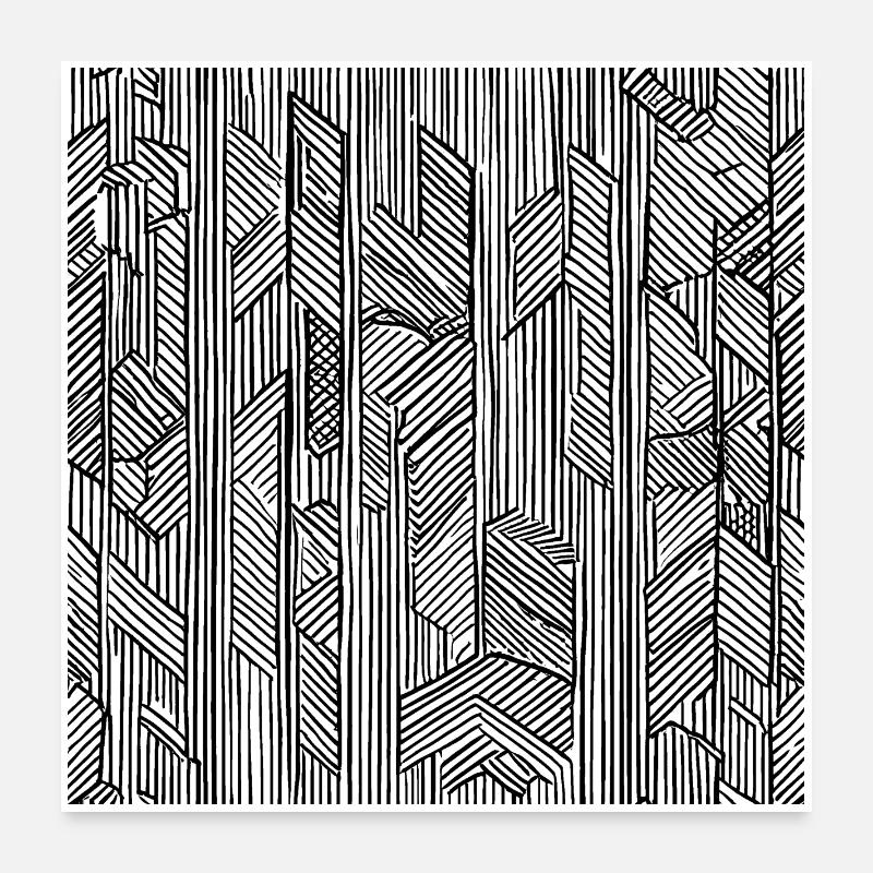 Dream Patterns 3 Poster 24" x 24" (60x60 cm)