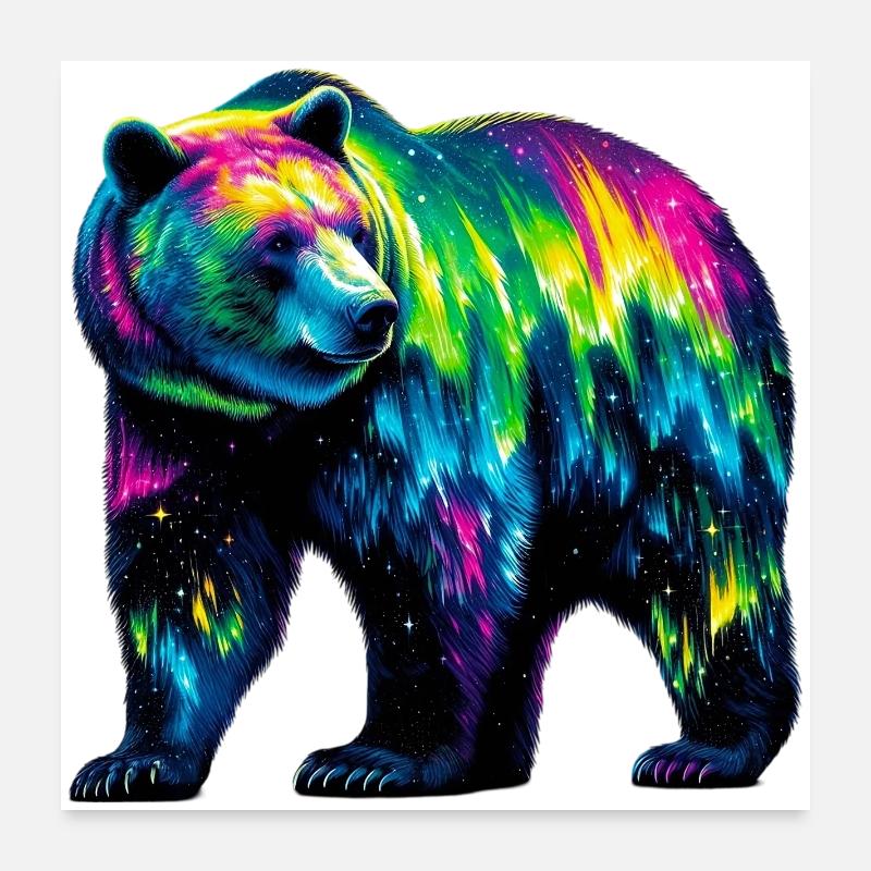 Bear Poster 24" x 24" (60x60 cm)