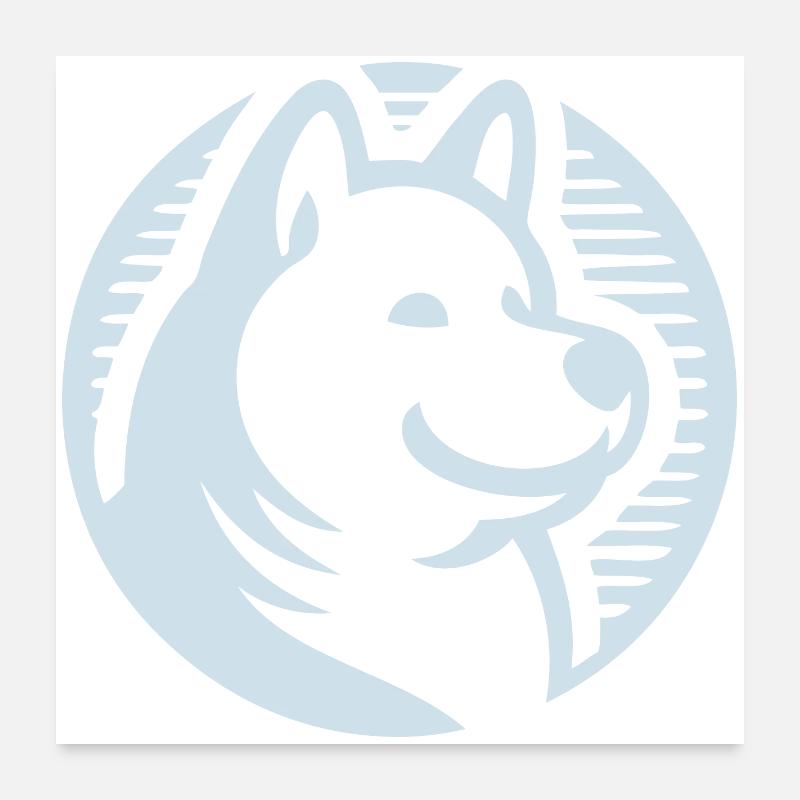 Snowflake Poster 24" x 24" (60x60 cm)