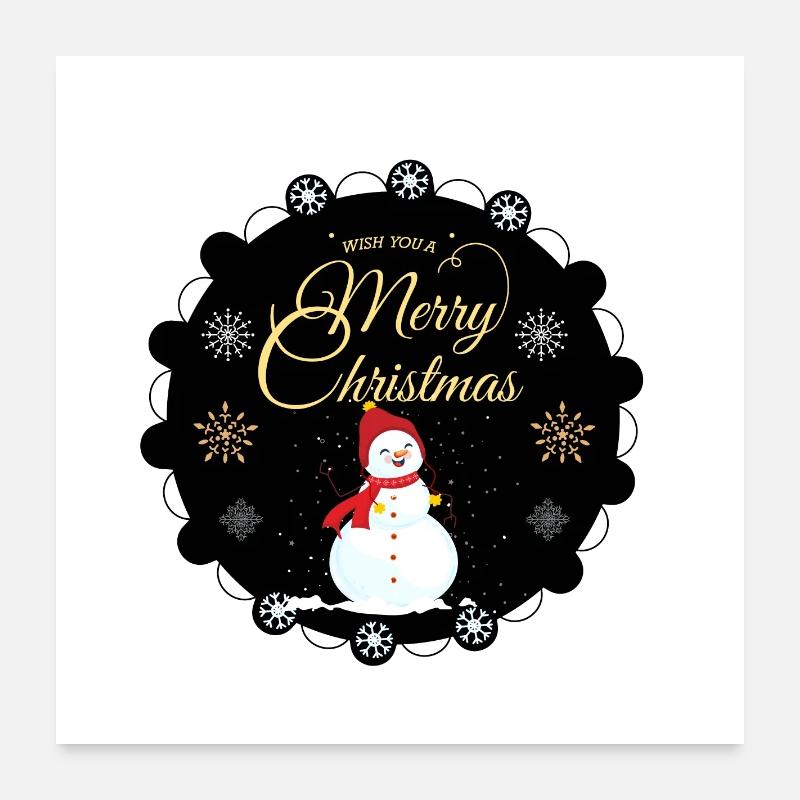 Christmas Spaß Poster 60x60 cm