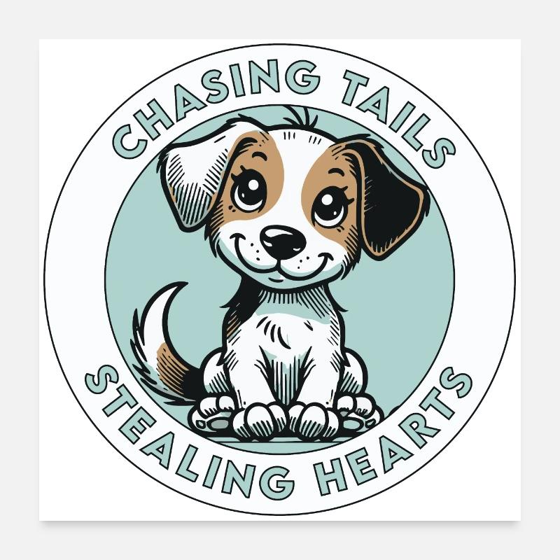 À la poursuite de Tails Stealing Hearts Poster 60 x 60 cm