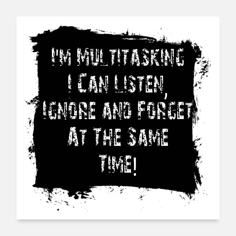 ADHS Poster 60x60 cm