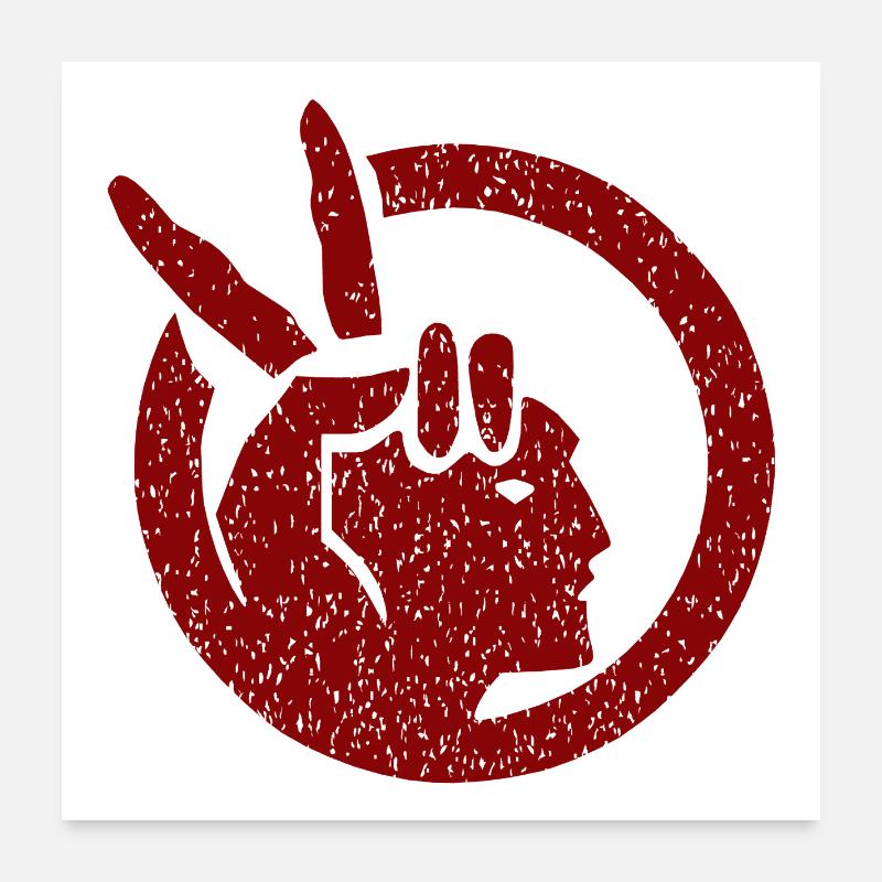 Drapeau de l’American Indian Movement Poster 60 x 60 cm