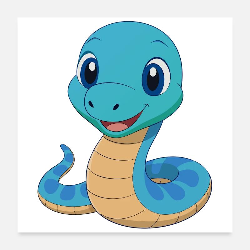 Bébé serpent boa Poster 60 x 60 cm