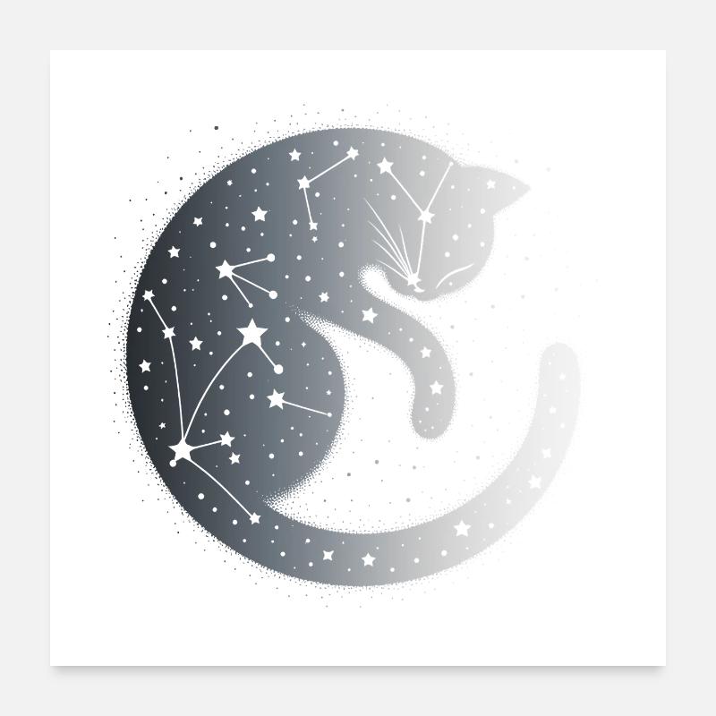 Silence Poster 60 x 60 cm