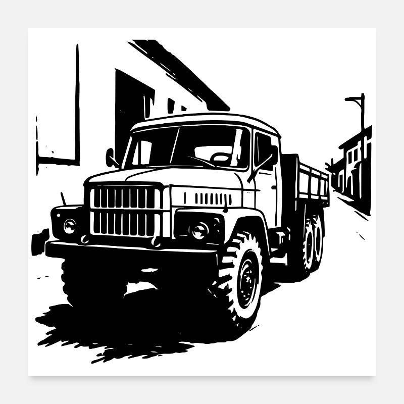 Géant d’acier de l’Est Poster 60 x 60 cm