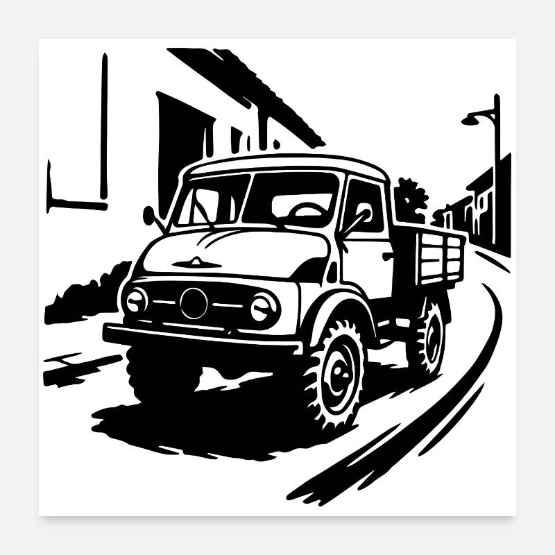 Polyvalent à l’ancienne Poster 60 x 60 cm