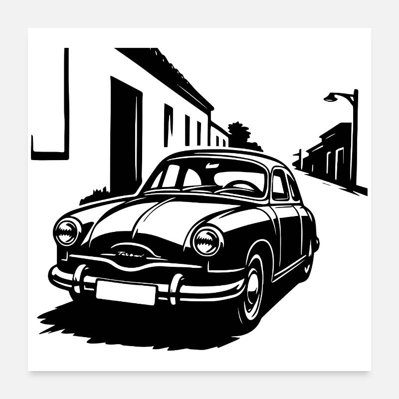 French Line Poster 24" x 24" (60x60 cm)