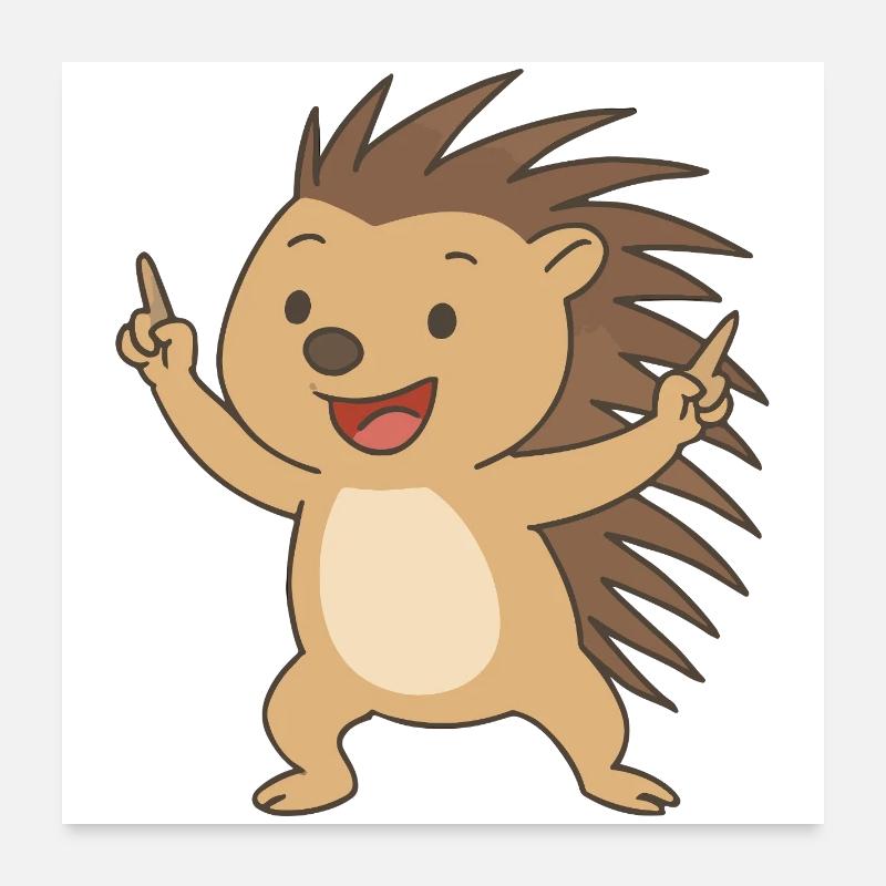 Héros dansant à pointes Poster 60 x 60 cm