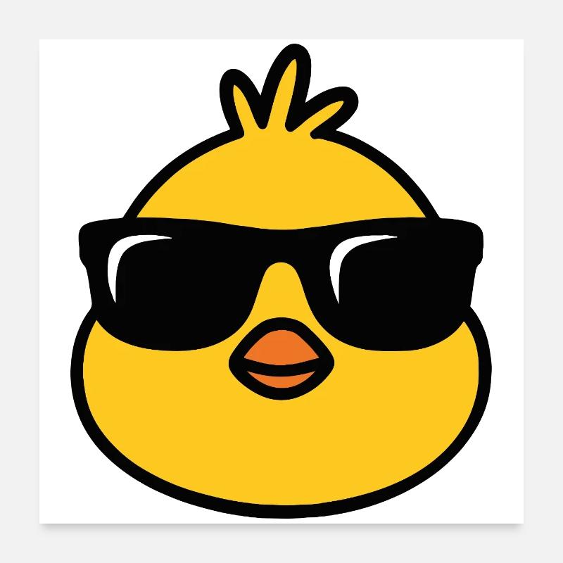 Chick’n’Cool Poster 60 x 60 cm