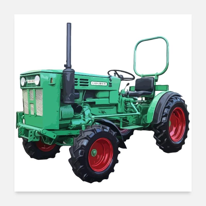 Iconic A45 tractor Poster 24" x 24" (60x60 cm)