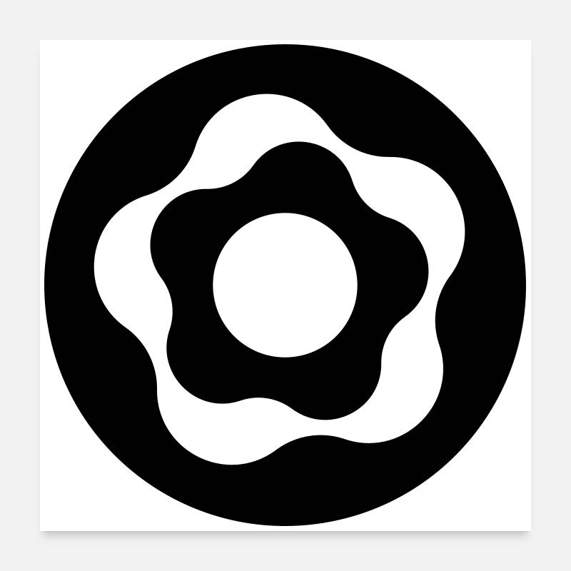 DONUT Poster 60x60 cm