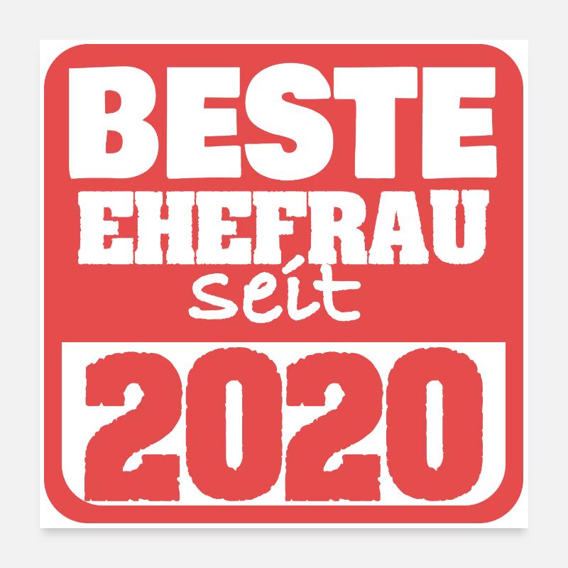 Ehe 2020 Poster 60x60 cm
