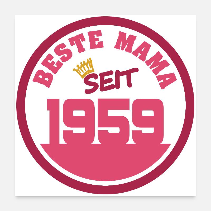 Mama 1959 Poster 60x60 cm