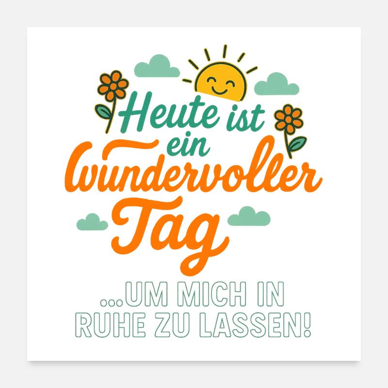 Inspiring quote design with sunshine Poster 24" x 24" (60x60 cm)