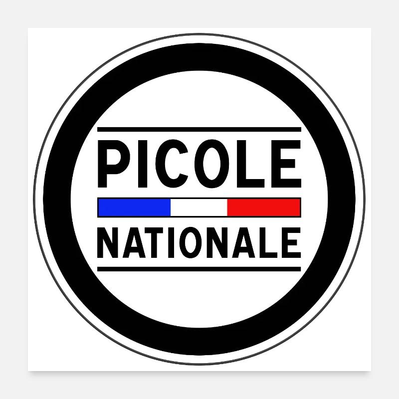 Picole Nationale nouveau design Poster 60 x 60 cm