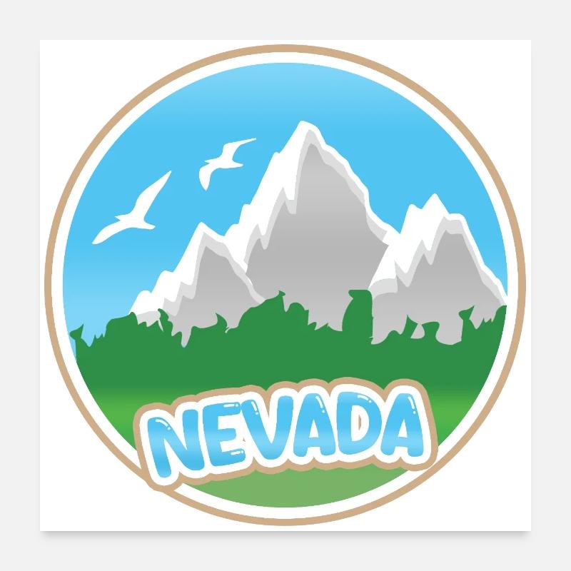 Nevada as Nevada Poster 24" x 24" (60x60 cm)