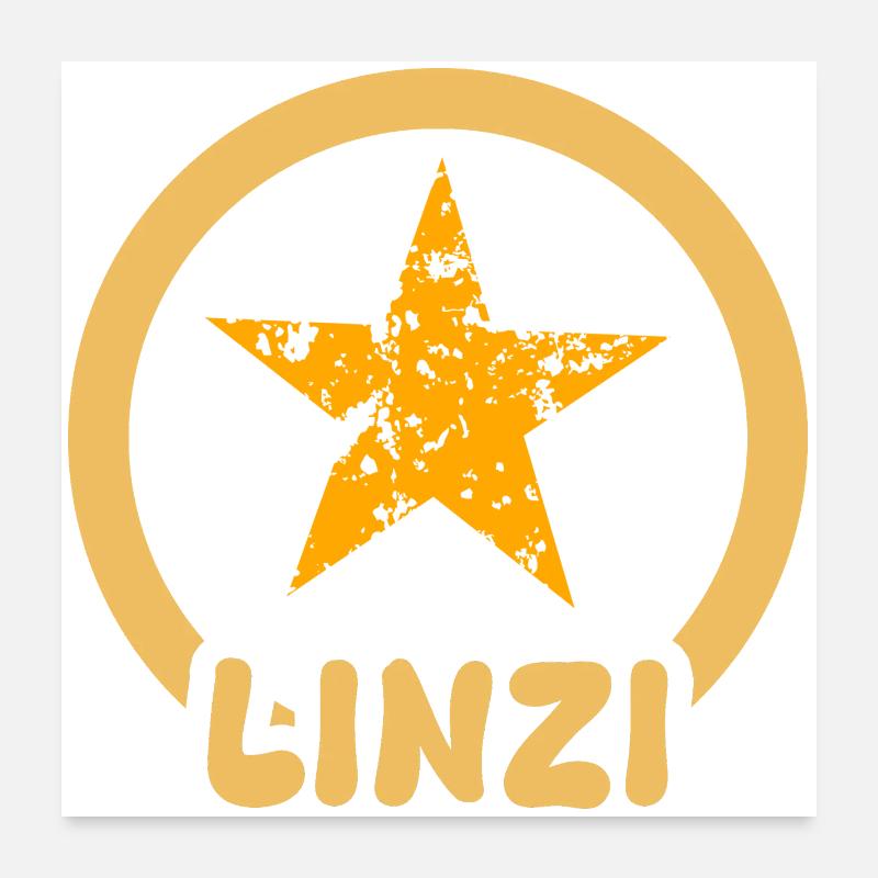 First name Linzi Poster 24" x 24" (60x60 cm)