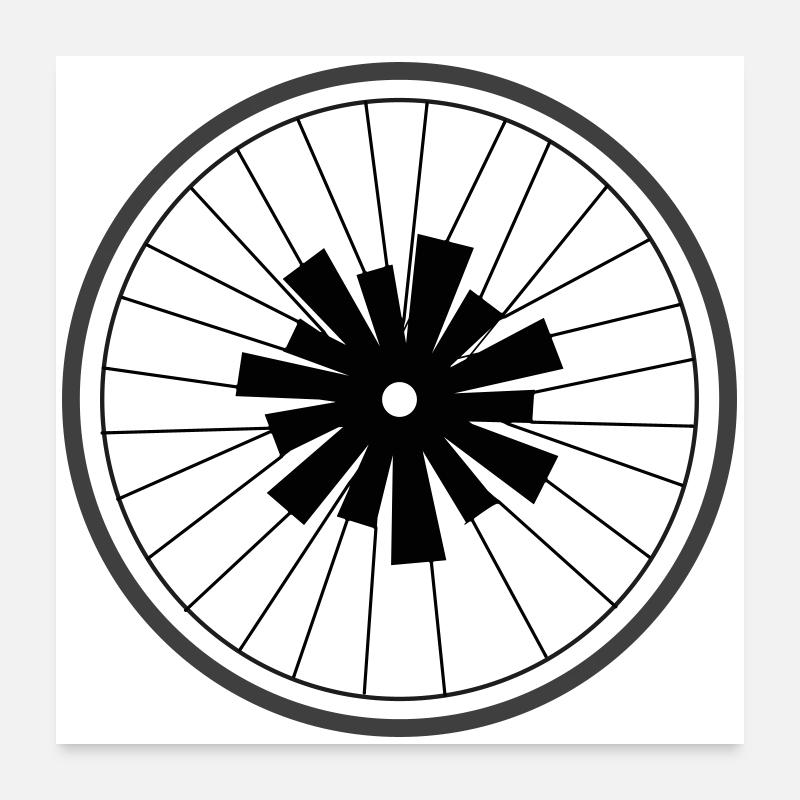 Roue d’astérisque de Cean Poster 60 x 60 cm