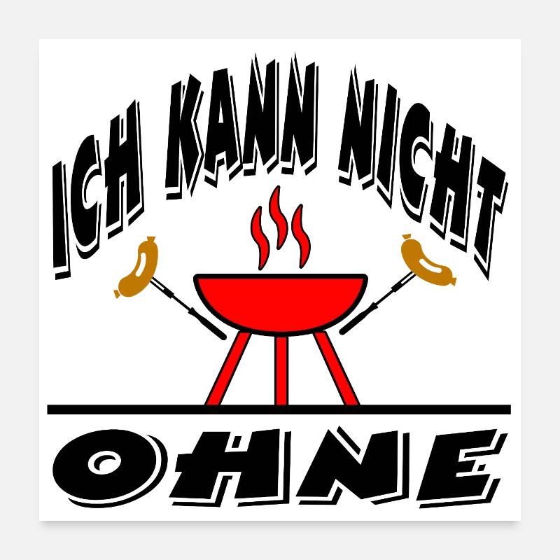 Griller Poster 60 x 60 cm