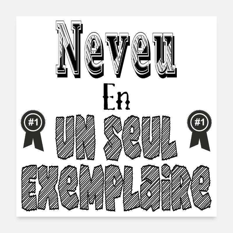 Nephew In One Copy Poster 24" x 24" (60x60 cm)