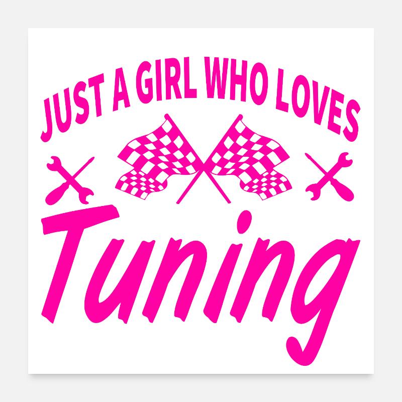 Tuning Poster 60x60 cm