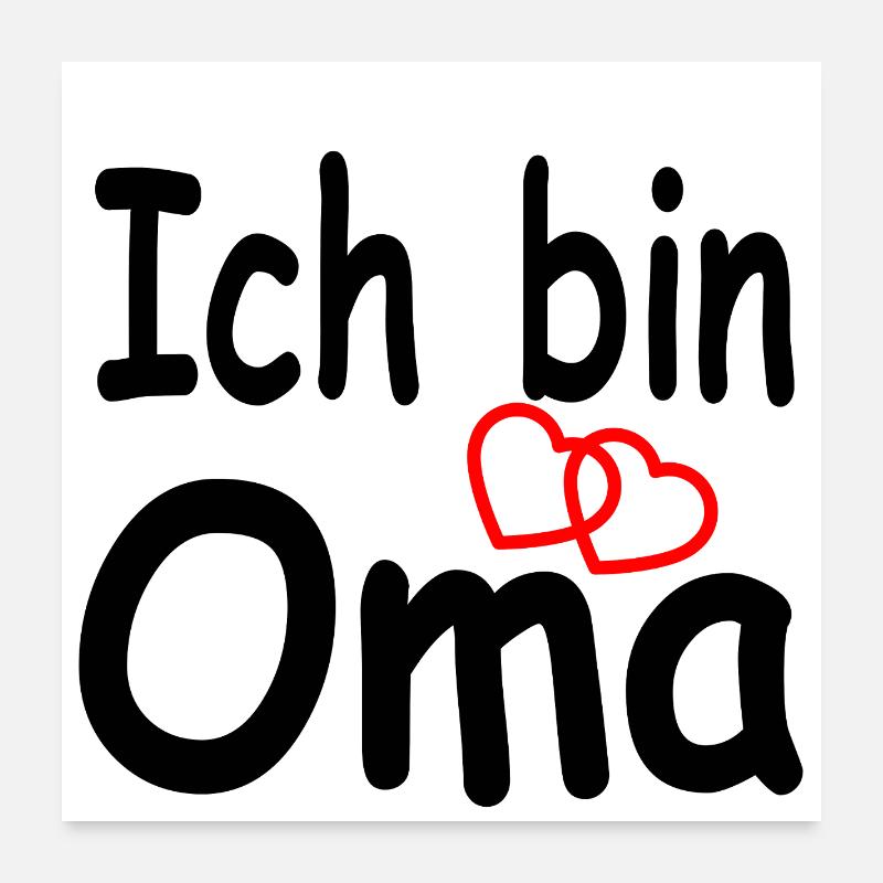 granny Poster 24" x 24" (60x60 cm)