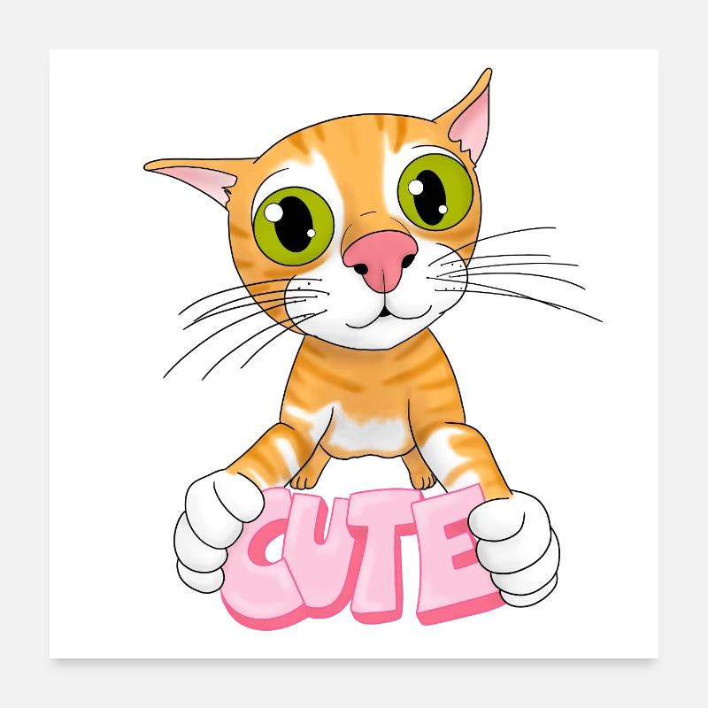 cute Poster 24" x 24" (60x60 cm)