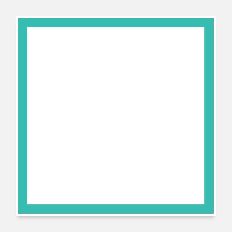 Square Square Poster 24" x 24" (60x60 cm)