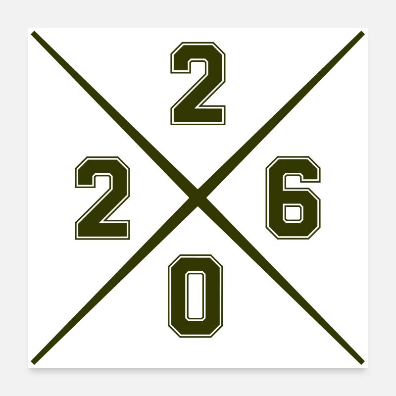 2026 Poster 60 x 60 cm