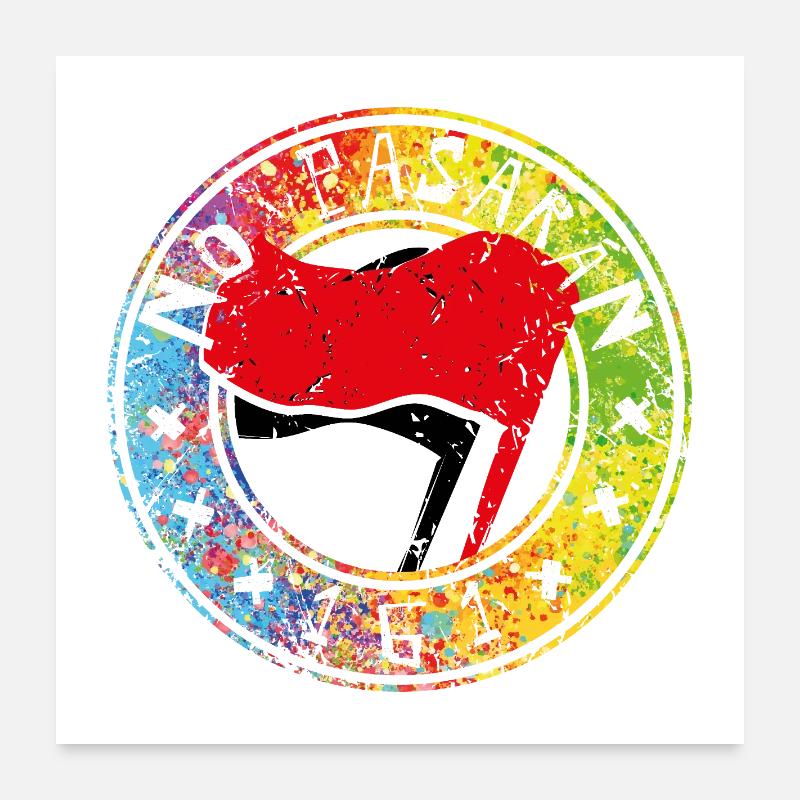 Non Pasaran 161 Poster 60 x 60 cm