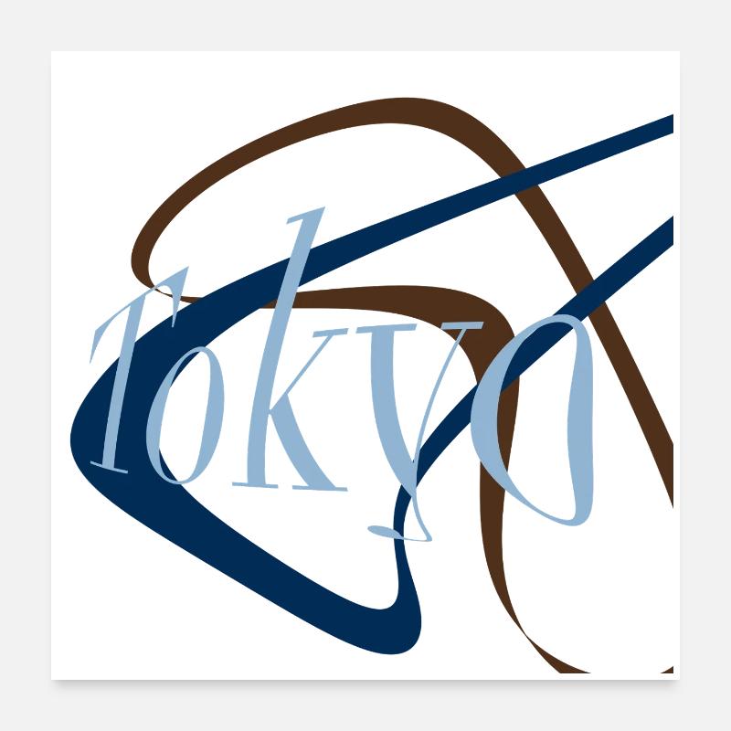 Tokyo Poster 60 x 60 cm