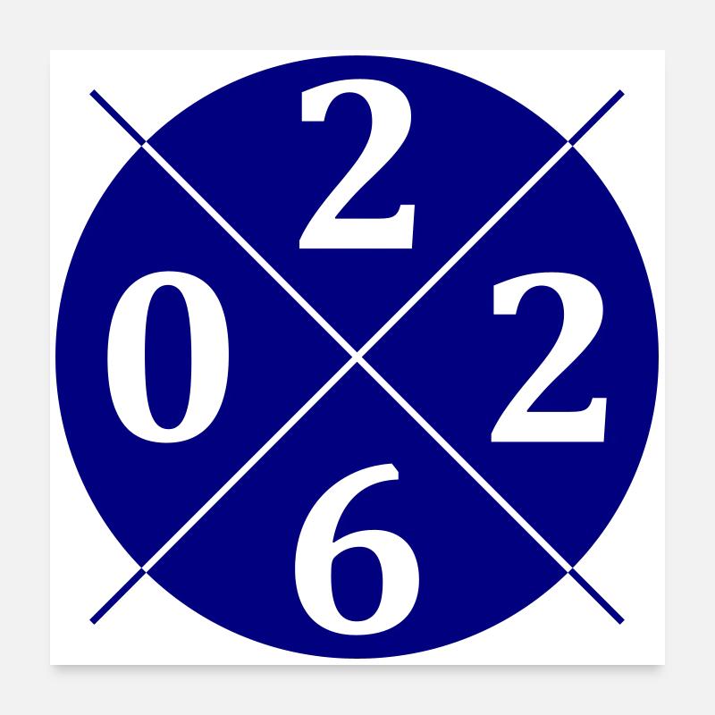 2026 Circle Poster 24" x 24" (60x60 cm)