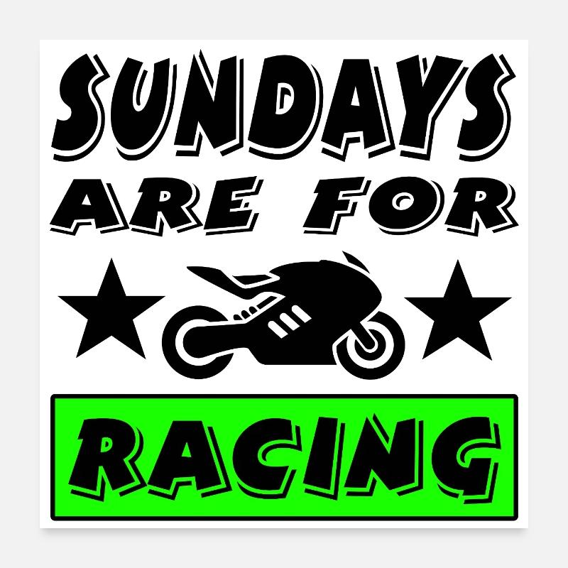 Motorrad Poster 60x60 cm