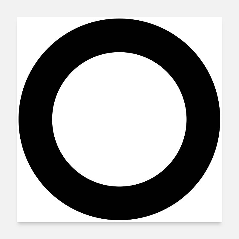 Anneau circulaire Poster 60 x 60 cm
