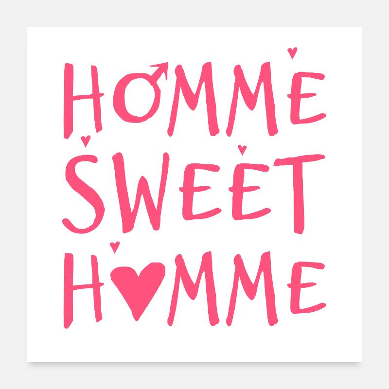 MAN SWEET MAN! Poster 24" x 24" (60x60 cm)