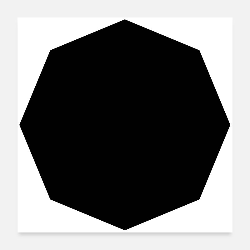 octagon Poster 24" x 24" (60x60 cm)
