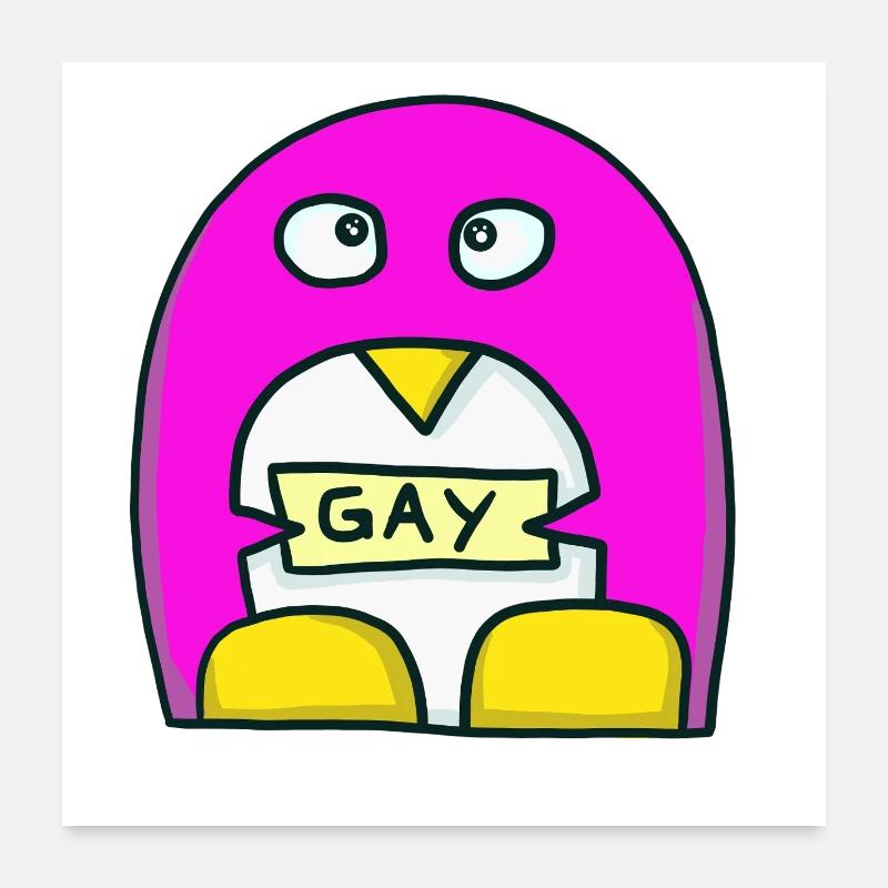 gay Poster 24" x 24" (60x60 cm)
