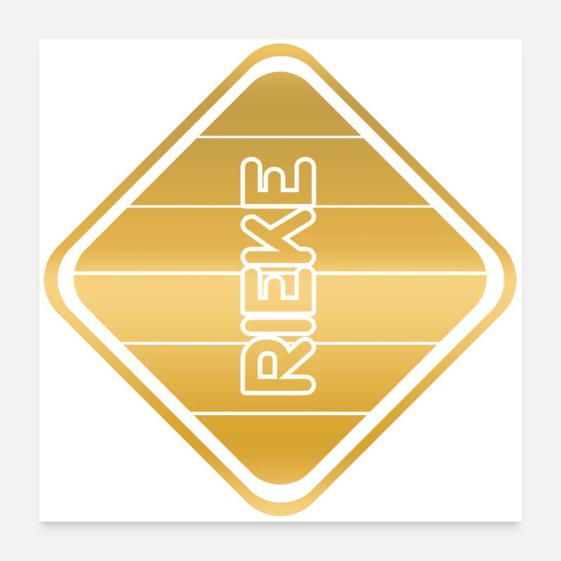 First name Rieke Poster 24" x 24" (60x60 cm)