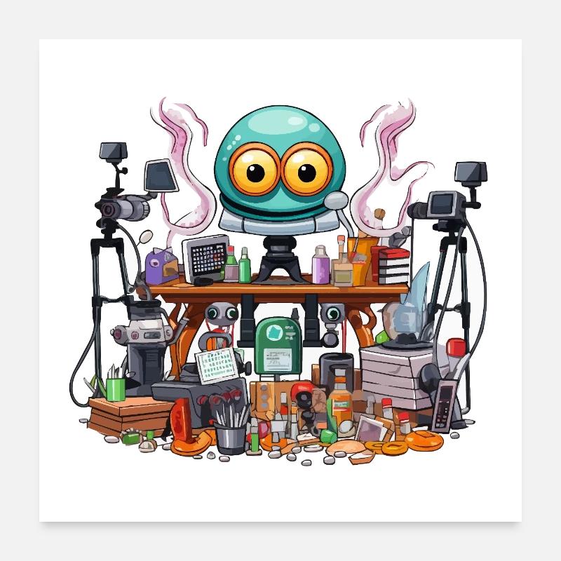 Atelier de gadgets créatifs Alien Poster 60 x 60 cm