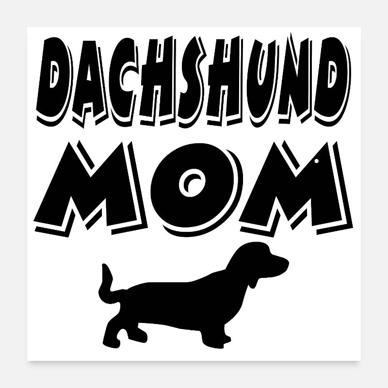 Dachshund Poster 24" x 24" (60x60 cm)